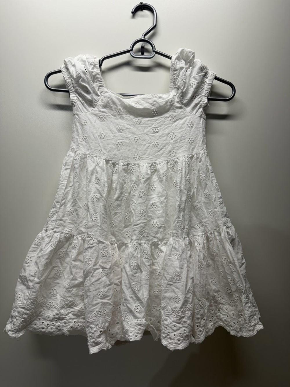 Tommy Bahama White Eyelet Tiered Sundress for Girls